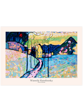 Kandinsky Winter Landscape - Art Print